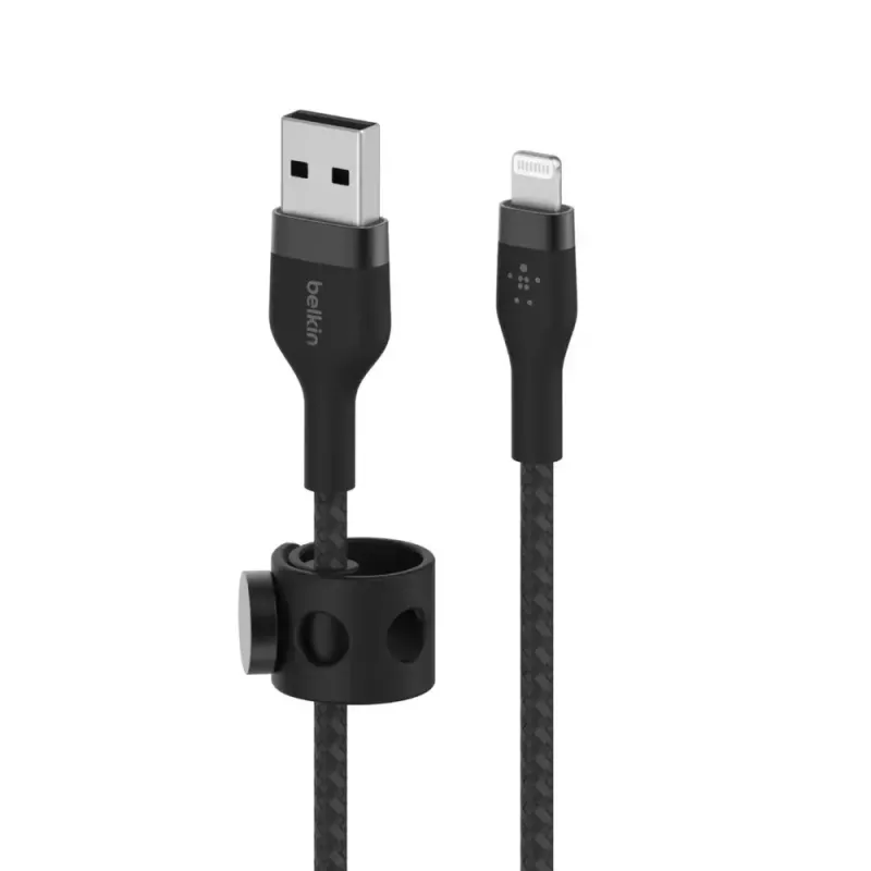 Lightning-kaabel Belkin CAA010BT1MBK 1m must USB A USB C-le