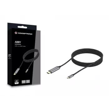 Conceptronic USB-C HDMI-kaabel, isane-isasele, 4K 60Hz, 2 m, USB USB-C, HDMI, isane, isane, sirge