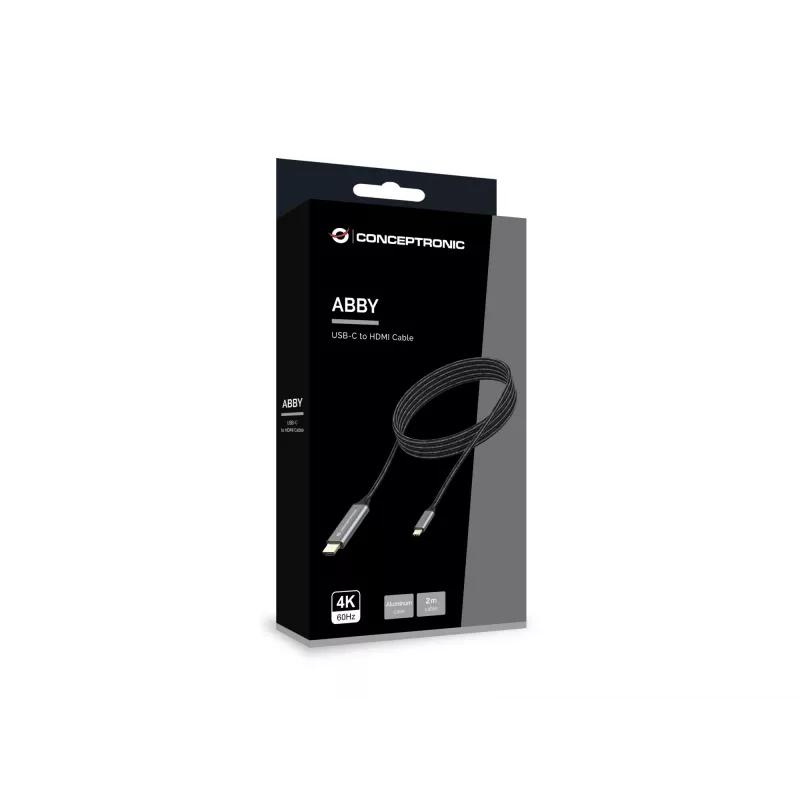 Conceptronic USB-C HDMI-kaabel, isane-isasele, 4K 60Hz, 2 m, USB USB-C, HDMI, isane, isane, sirge