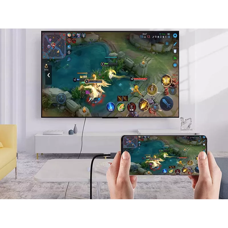 Conceptronic USB-C HDMI-kaabel, isane-isasele, 4K 60Hz, 2 m, USB USB-C, HDMI, isane, isane, sirge