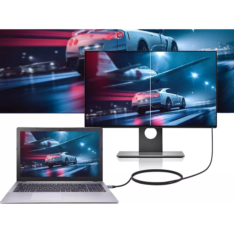 Conceptronic USB-C HDMI-kaabel, isane-isasele, 4K 60Hz, 2 m, USB USB-C, HDMI, isane, isane, sirge