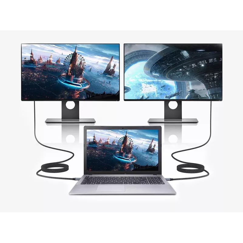 Conceptronic USB-C HDMI-kaabel, isane-isasele, 4K 60Hz, 2 m, USB USB-C, HDMI, isane, isane, sirge
