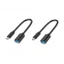 Conceptronic ABBY11B USB-C USB-A-le OTG-adapter 2 tk, 20 cm