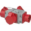 Toitepistiku adapter Brennenstuhl 1081640 400V 16A Hall Punane