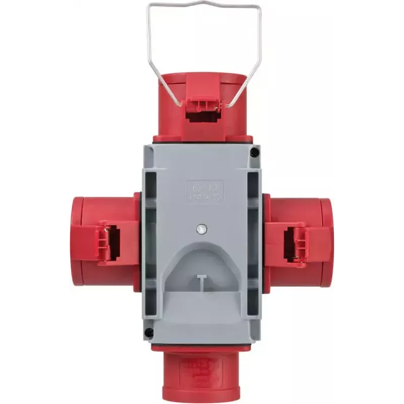 Toitepistiku adapter Brennenstuhl 1081640 400V 16A Hall Punane