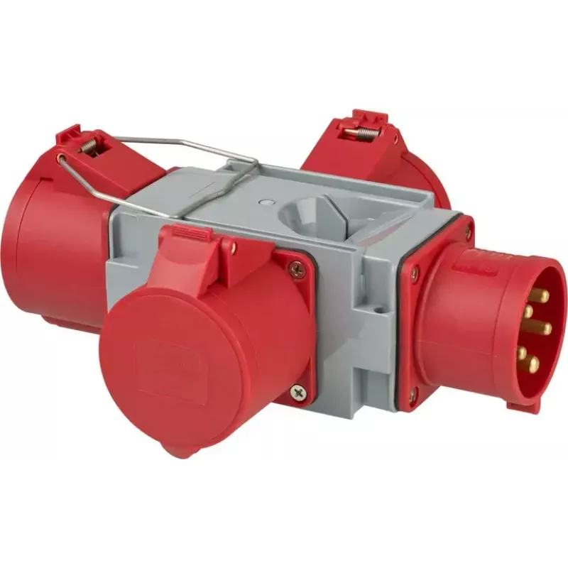Toitepistiku adapter Brennenstuhl 1081670 400V 32A Hall Punane