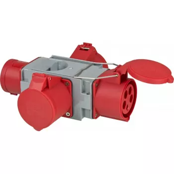 Toitepistiku adapter Brennenstuhl 1081670 400V 32A Hall Punane