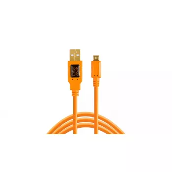 USB-kaabel Tether Tools CU5430ORG 4,6 m USB A Micro-USB B oranž