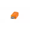USB-kaabel Tether Tools CUC2515-ORG 4,6 m USB-C Micro-USB B oranž