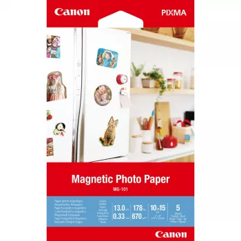 Canon MG-101 magnetiline fotopaber, 4x6 tolli, 5 lehte