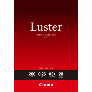 Fotopaber, Canon, LU-101 Luster Photo Paper Pro A3 Plus - 20 lehte