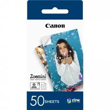 Canon ZINK™ 2“x3” fotopaber x50 lehte, 5x7,6 cm, 2x3 tolli, valge, 50 lehte