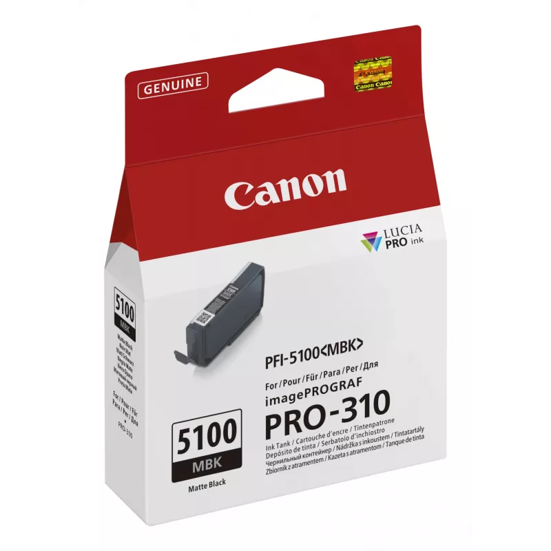 Canon PFI-5100 MBK tindikassett 1 tk Originaal Matt-must