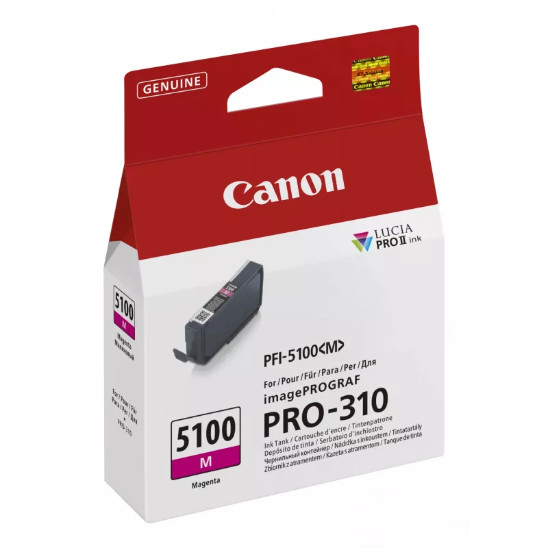 Canon PFI-5100 M tindikassett 1 tk Originaal magenta
