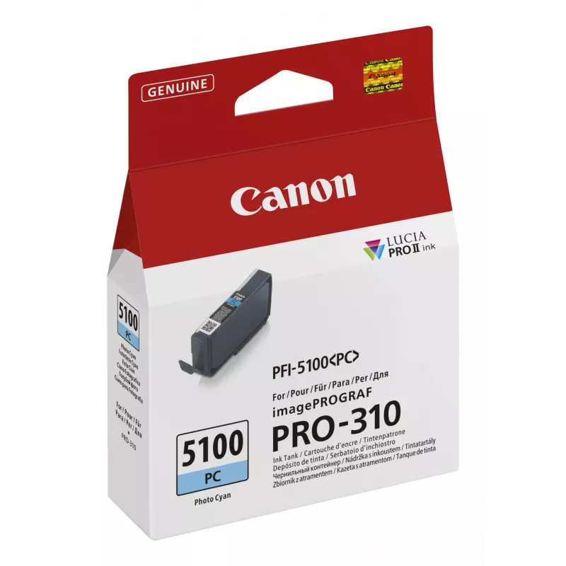 Canon PFI-5100 PC tindikassett 1 tk Originaal Photo tsüaan