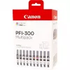 Canon PFI-300 tindikassett 10 tk Originaal Must, Sinine, Tsüaan, Hall, magenta, Fotomust, Fotofuksia, Punane, Kollane