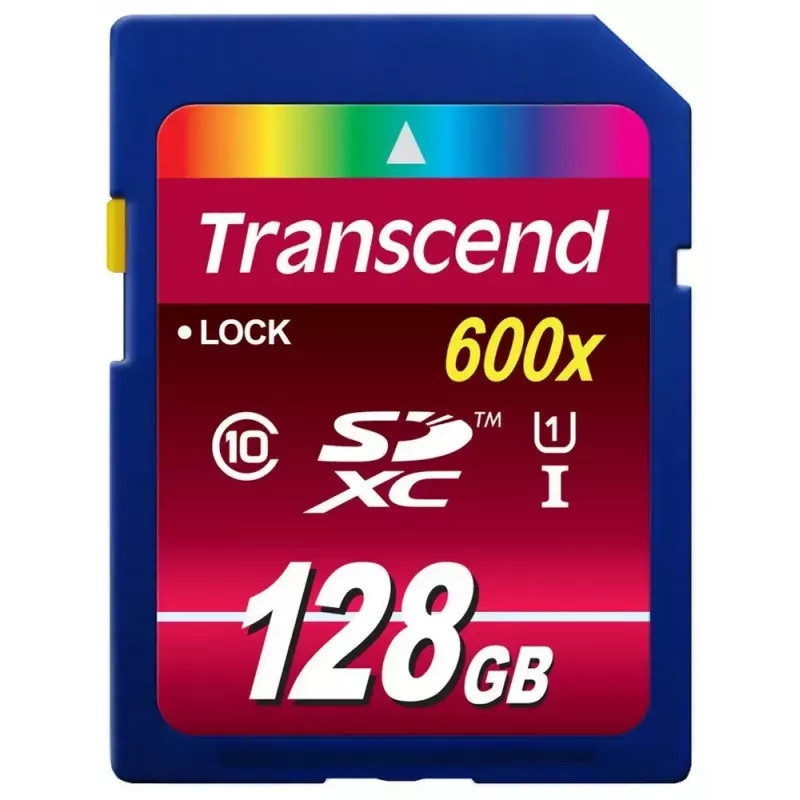 Transcend 128 GB SDXC UHS-I 600x TS128GSDXC10U1 välkmälu