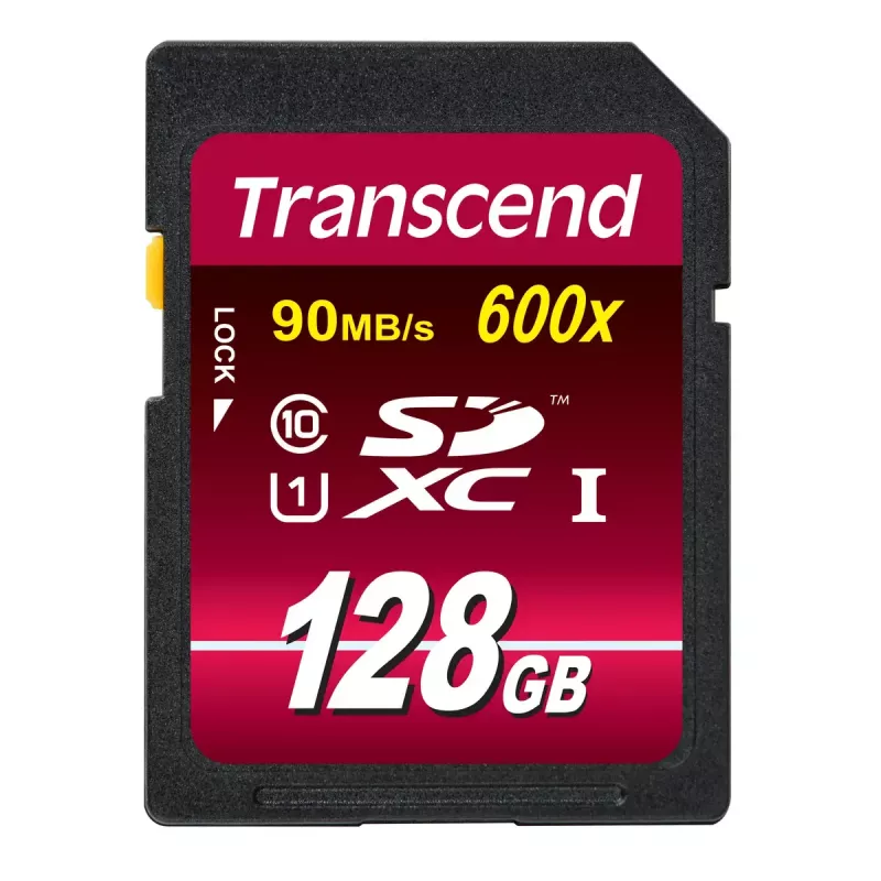 Transcend 128 GB SDXC UHS-I 600x TS128GSDXC10U1 välkmälu