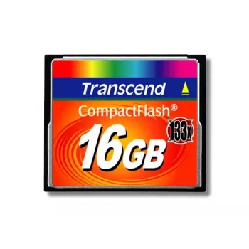 CompactFlash-kaart Transcend TS16GCF133 16GB, 50MB/s lugemine, 20MB/s kirjutamine