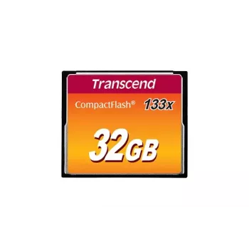 Flash Memory Transcend 32GB CompactFlash 133x TS32GCF133