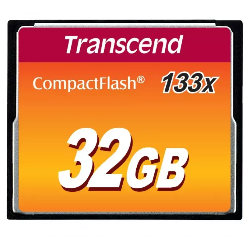 Flash Memory Transcend 32GB CompactFlash 133x TS32GCF133