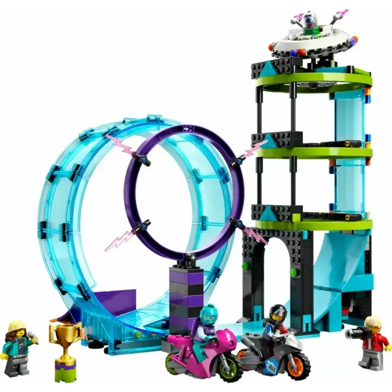LEGO komplekt LEGO City Stuntz 60361 Ultimate Stunt Riders Challenge — trikirataste mängukomplekt