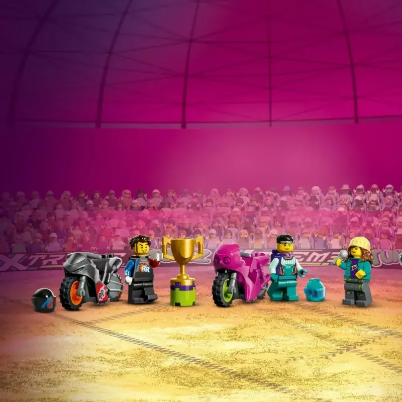 LEGO komplekt LEGO City Stuntz 60361 Ultimate Stunt Riders Challenge — trikirataste mängukomplekt