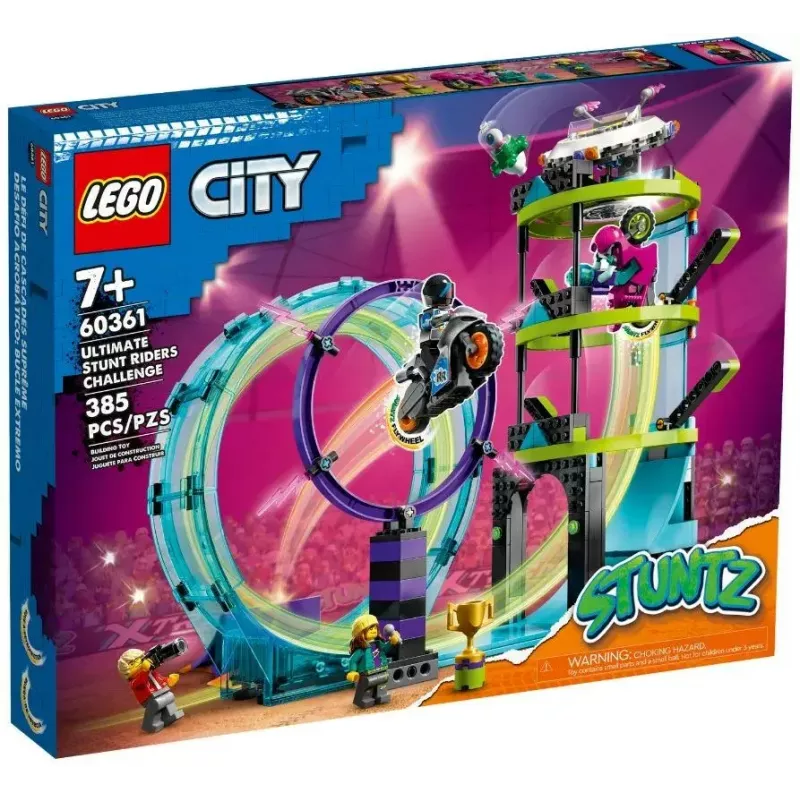 LEGO komplekt LEGO City Stuntz 60361 Ultimate Stunt Riders Challenge — trikirataste mängukomplekt