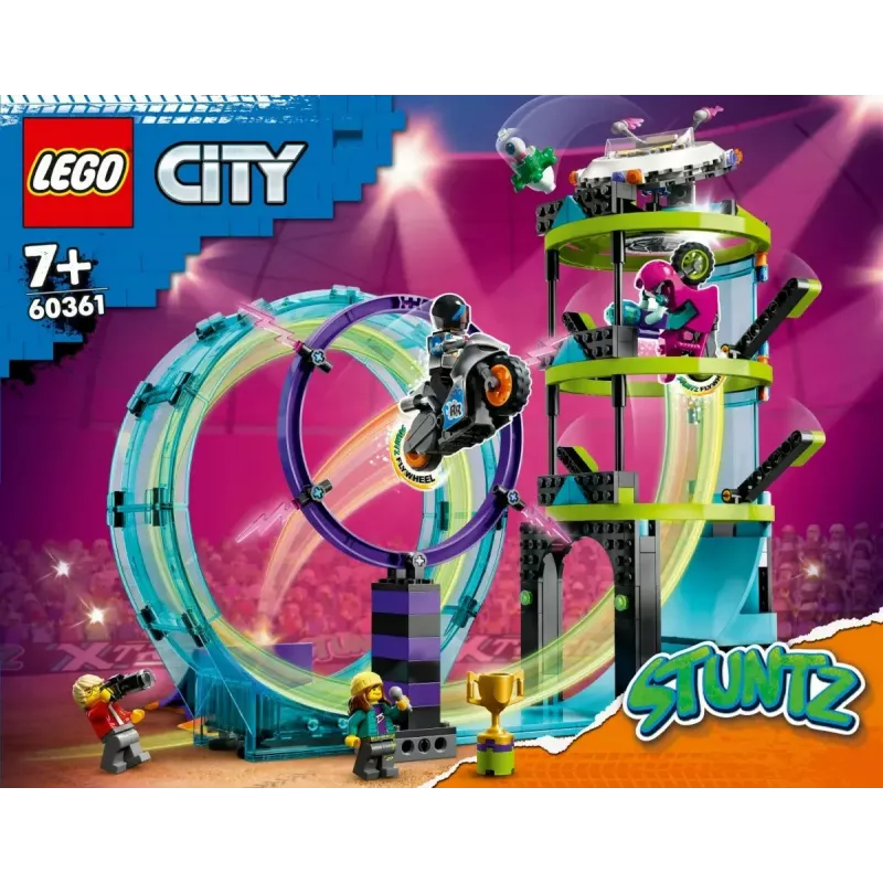 LEGO komplekt LEGO City Stuntz 60361 Ultimate Stunt Riders Challenge — trikirataste mängukomplekt