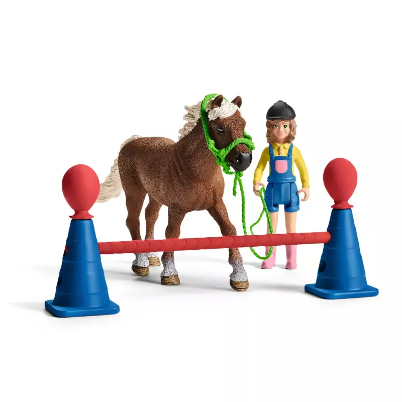 Pony agility training Schleich 42481 Mitmevärviline Plastik 3-8 aastat