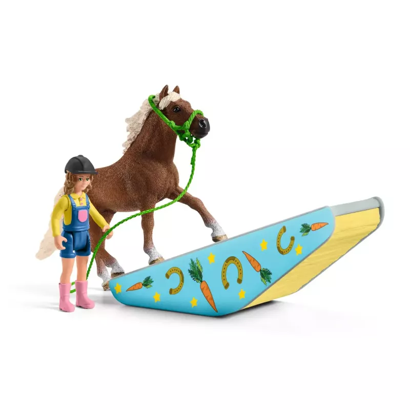 Pony agility training Schleich 42481 Mitmevärviline Plastik 3-8 aastat