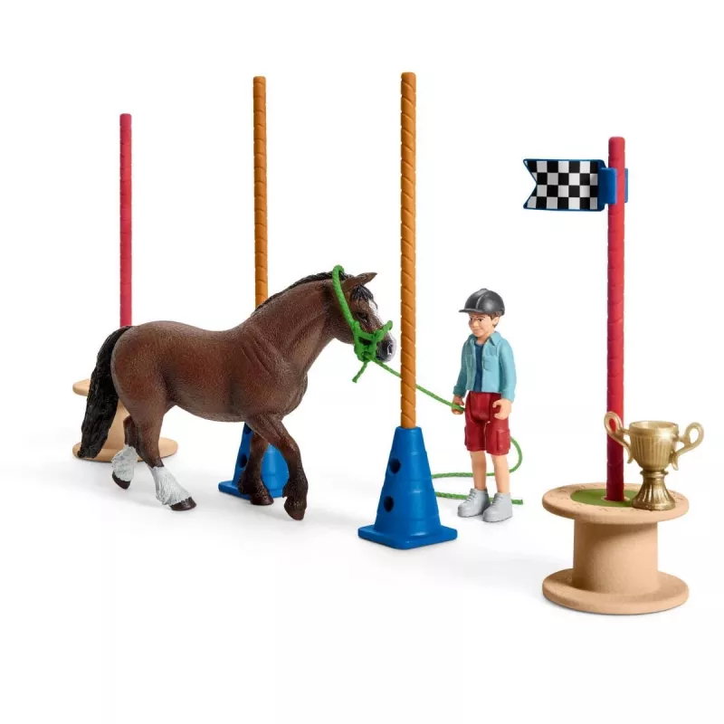 Poni väledusvõistlus Schleich FARM WORLD 42482