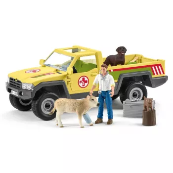 Veterinaarvisiit tallu Schleich FARM WORLD 42503