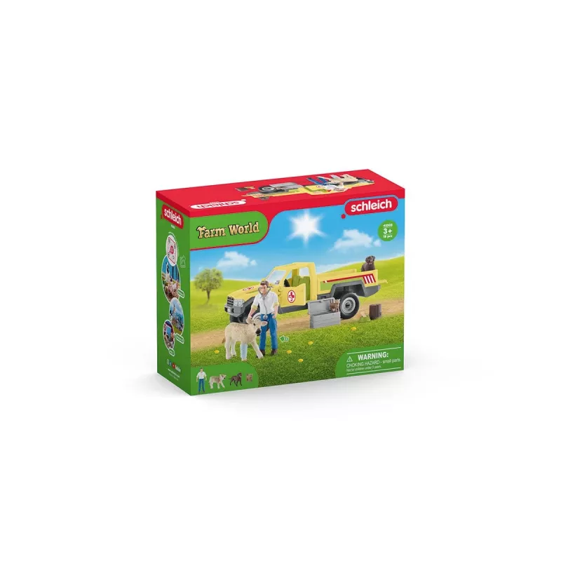Veterinaarvisiit tallu Schleich FARM WORLD 42503