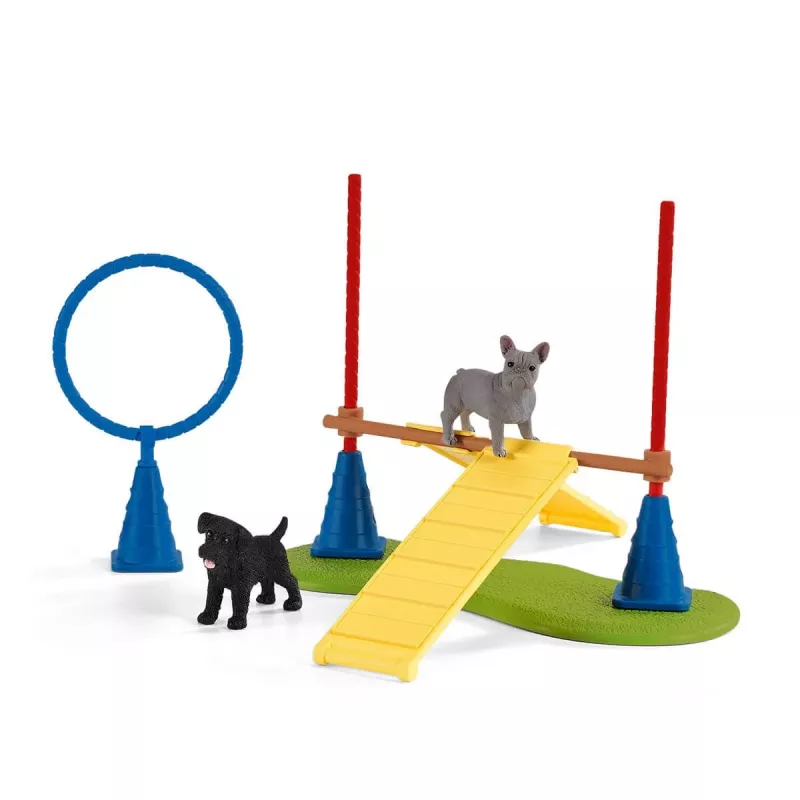 schleich Farm Life Kutsika agilitytreening, Farm World, 3 a, Mitmevärviline