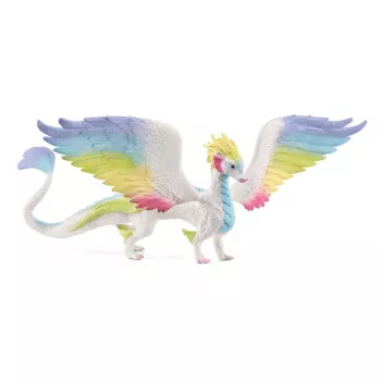 schleich BAYALA Vikerkaarelohe, 5 a, Ükssarvik / Pegasus, Ükssarved ja haldjad, Mitmevärviline, Plast