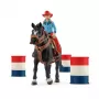 schleich Cowgirl Barrel Racing Fun, 3 a, Mitmevärviline