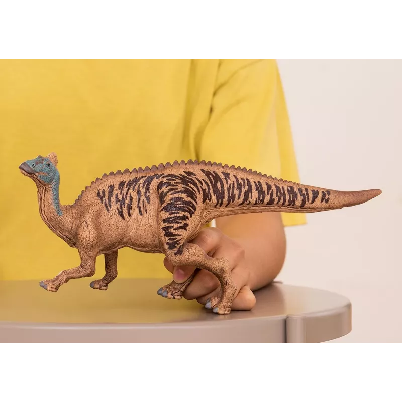 schleich Dinosaurs Edmontosaurus, 4-aastasele, Maa vallutamine, Dinosaurused ja vulkaan, must, pruun, roheline, plast