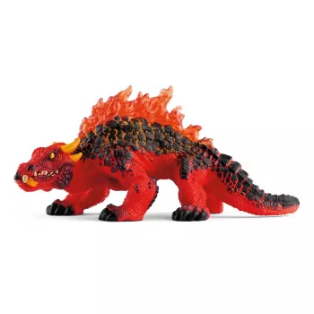 schleich ELDRADOR CREATURES Magma sisalik, 7 a, Laavamaailm, Koletised ja draakonid, Must, Punane, Plast