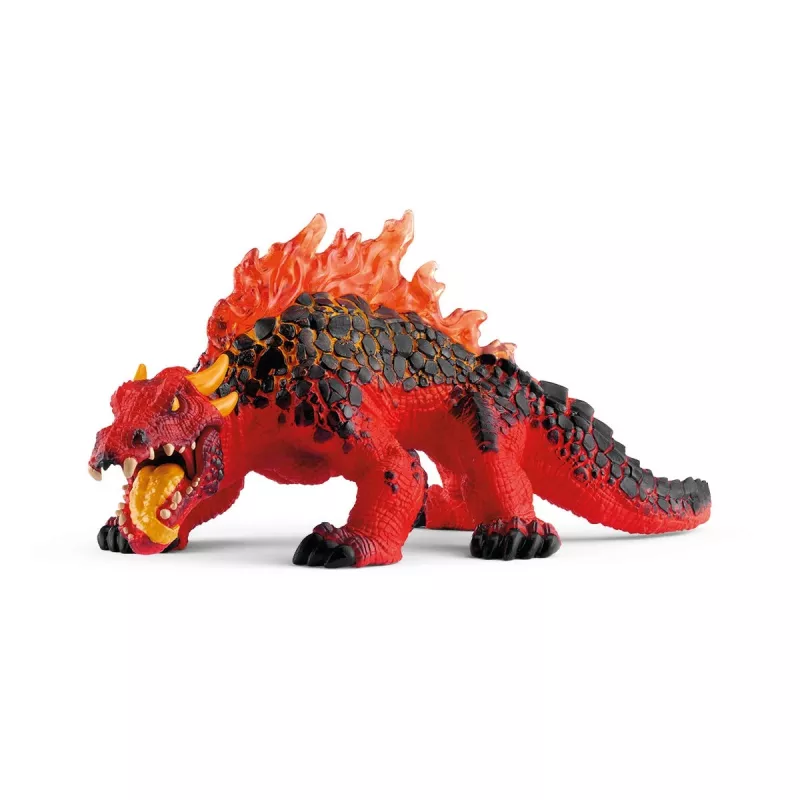 schleich ELDRADOR CREATURES Magma sisalik, 7 a, Laavamaailm, Koletised ja draakonid, Must, Punane, Plast