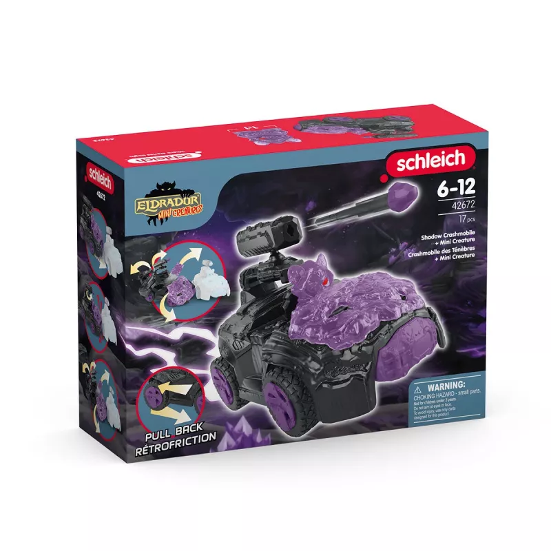Schleich Shadow CrashMobile koos miniolendiga must lilla 42672