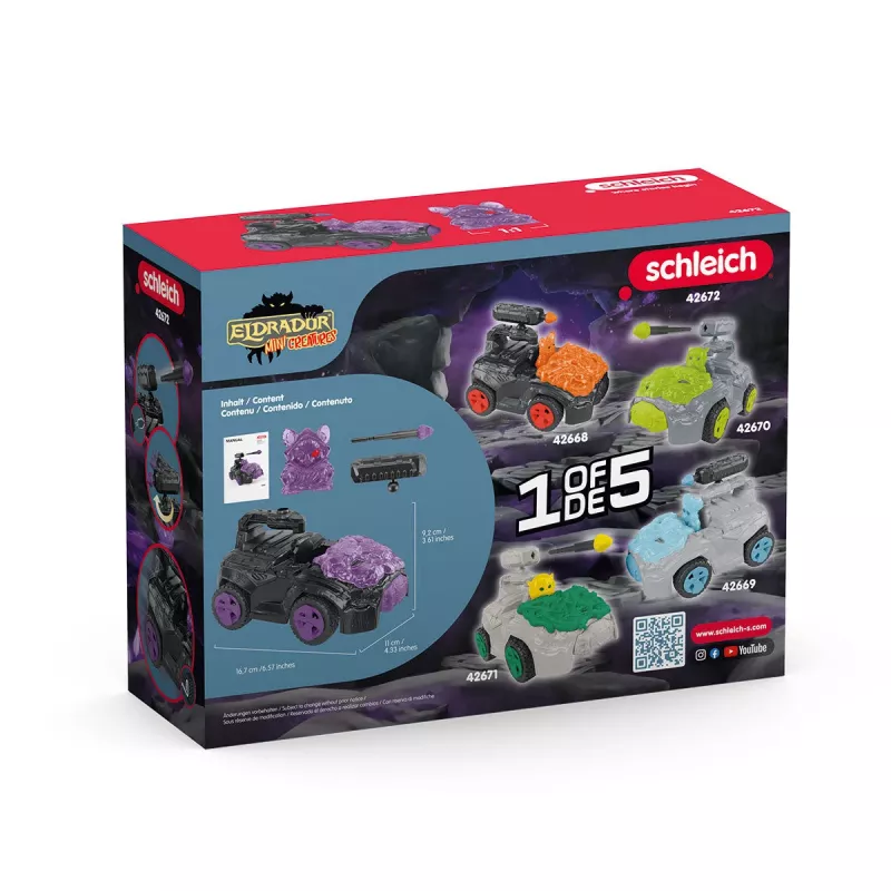 Schleich Shadow CrashMobile koos miniolendiga must lilla 42672