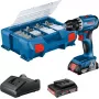 Bosch GSR 18V-45 Professional 500 p/min võtmeta 900 g must, sinine