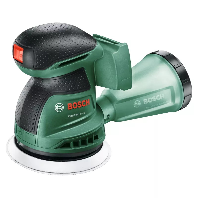 Bosch EasyOrbit 18V-10 (Baretool), ekstsentriklihvija, must, roheline, plast, Saksamaa, 23000 OPM, 1 mm