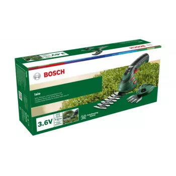 Bosch Isio akuga murukäärid 8 cm 3,6 V liitiumioon (Li-Ion) must, roheline