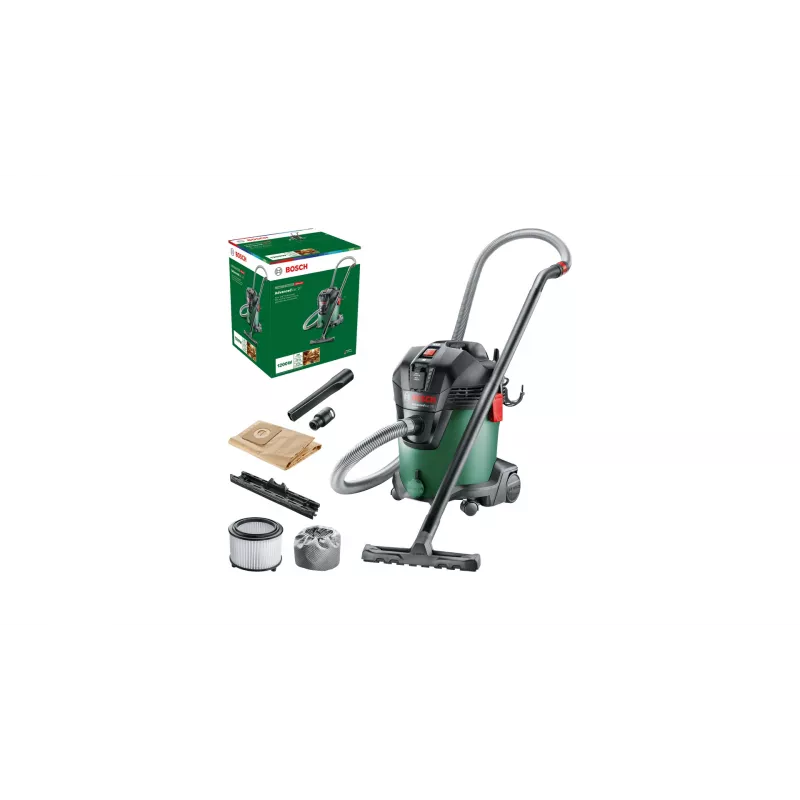 Bosch AdvancedVac 20 300 AW 20 L Must, Roheline