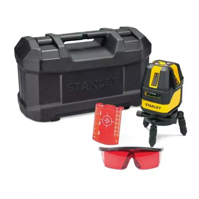 Lasernivelliir STANLEY Multi-Line STHT77514-1 — punane laser, 4 vertikaalset ja 1 horisontaalne joon