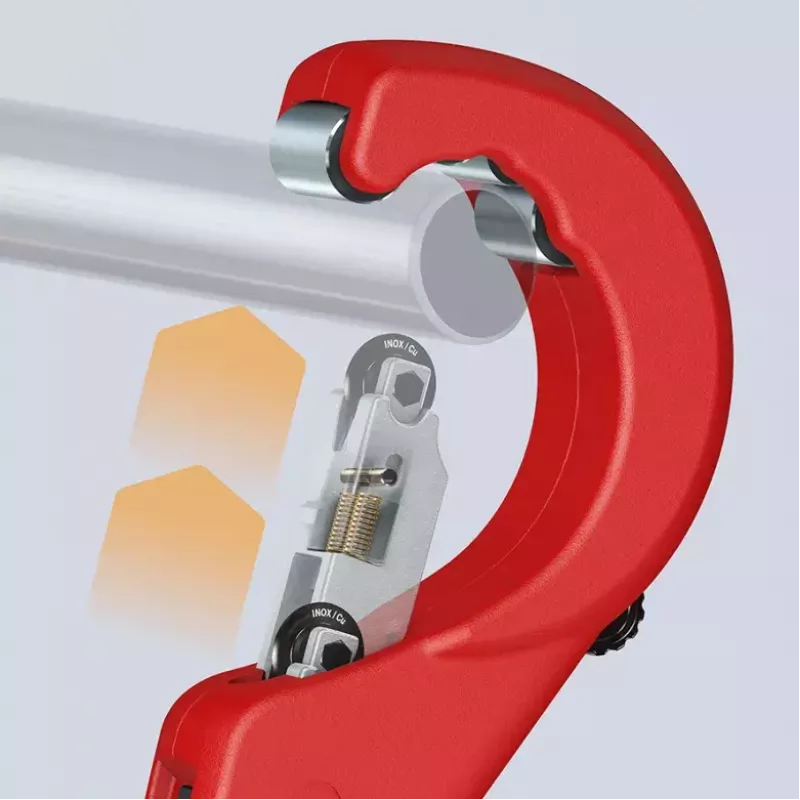 Pipecutter Knipex 90 31 03 BK sobib messingi, vase, terase jaoks