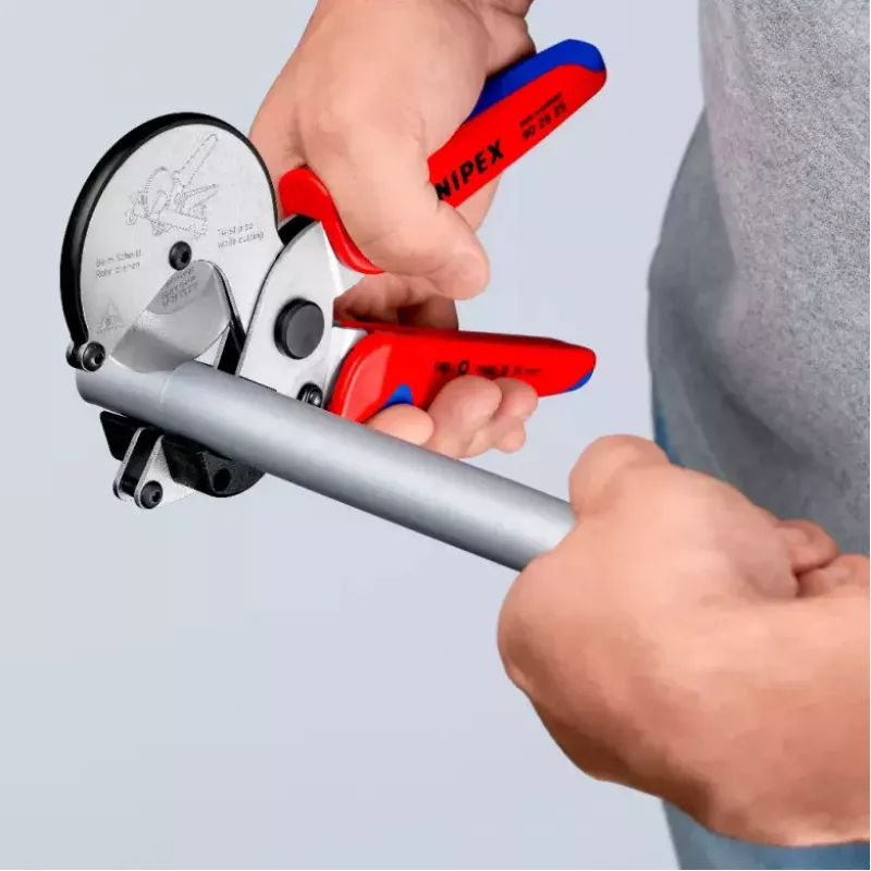 Knipex 90 25 25 torukäärid Alumiinium Must Sinine Punane 210 mm