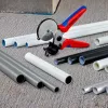 Knipex 90 25 25 torukäärid Alumiinium Must Sinine Punane 210 mm